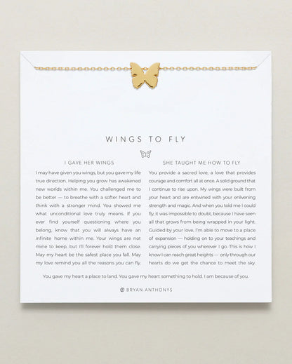 Wings To Fly Necklace by Bryan Anthonys
