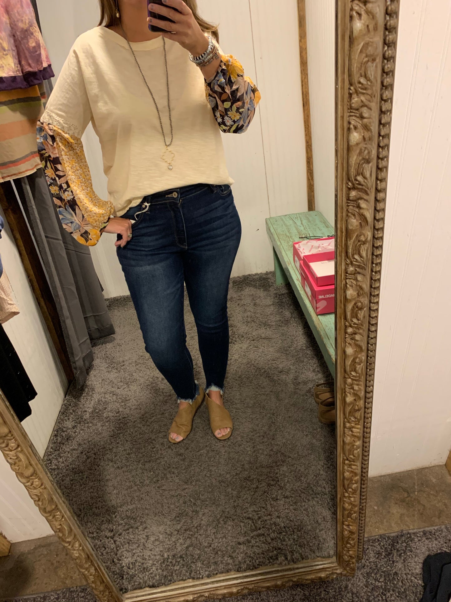 Floral Sleeve Top