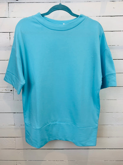 Turquoise Short Sleeve Top