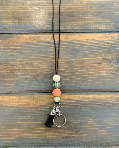 Silicone Beaded and Tassel Lanyards