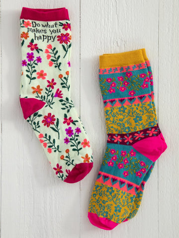 Boho Sock Set Do What.. Happy