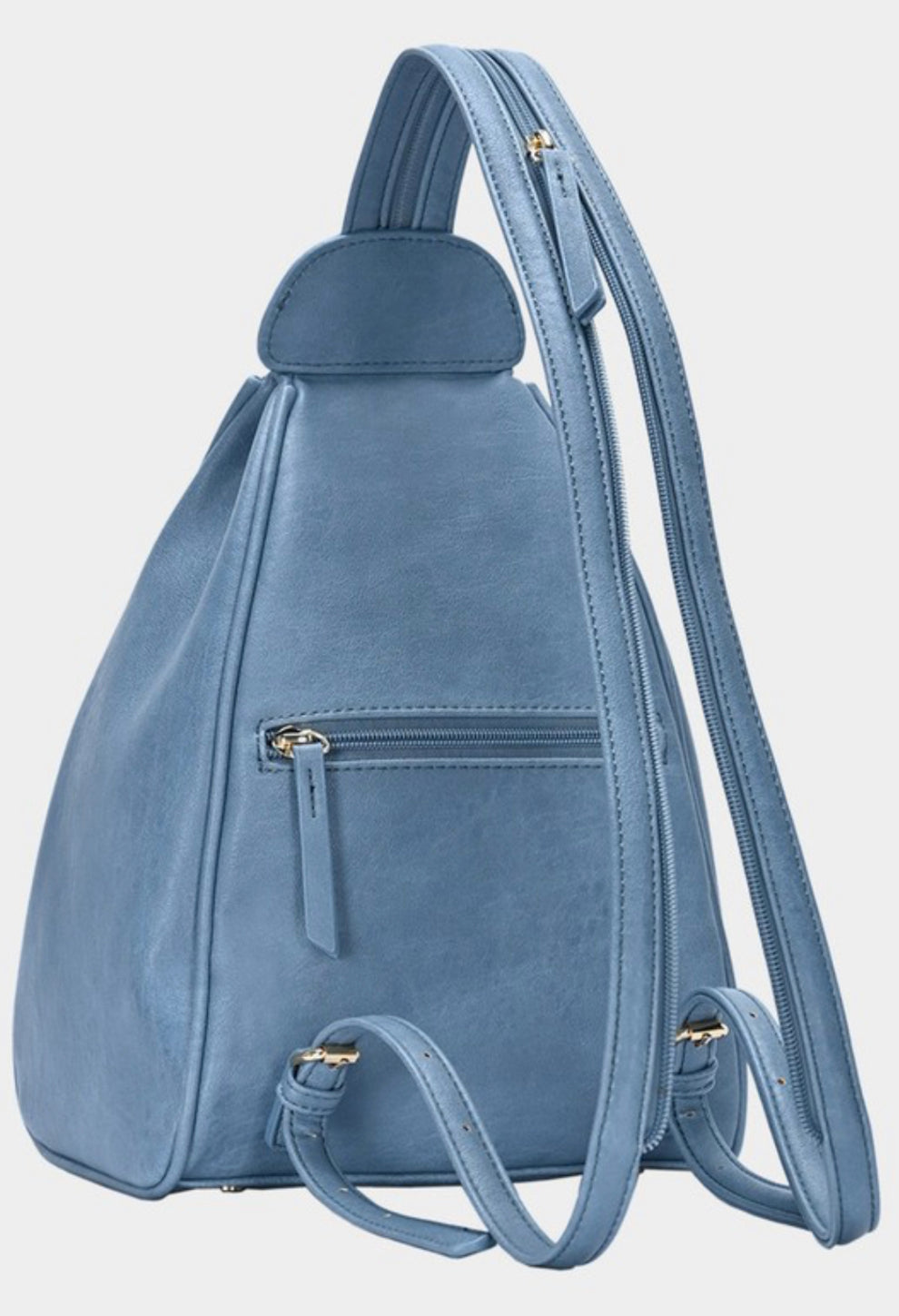 Leather Sling Backpack