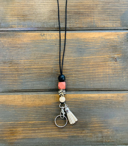 Silicone Beaded and Tassel Lanyards