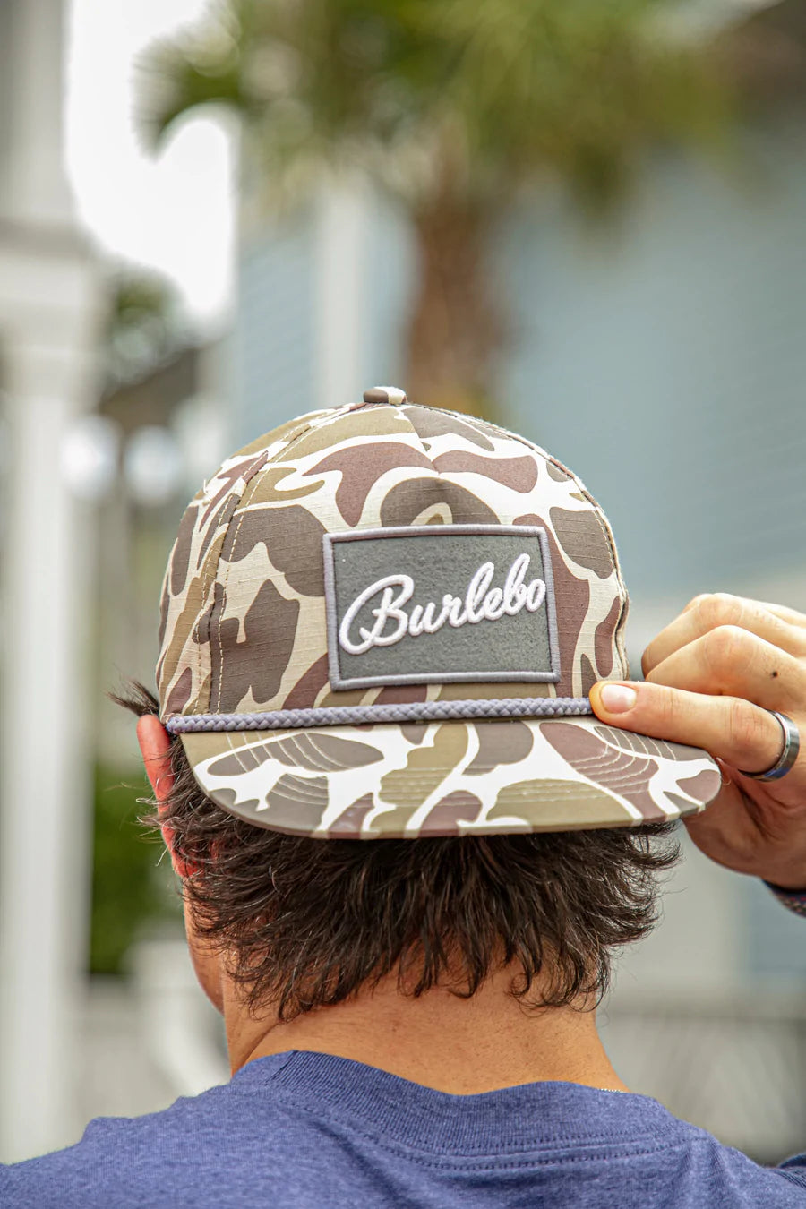 Burlebo Grey Patch Hat