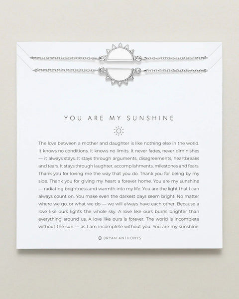 You Are My Sunshine Necklace Set by Bryan Anthonys