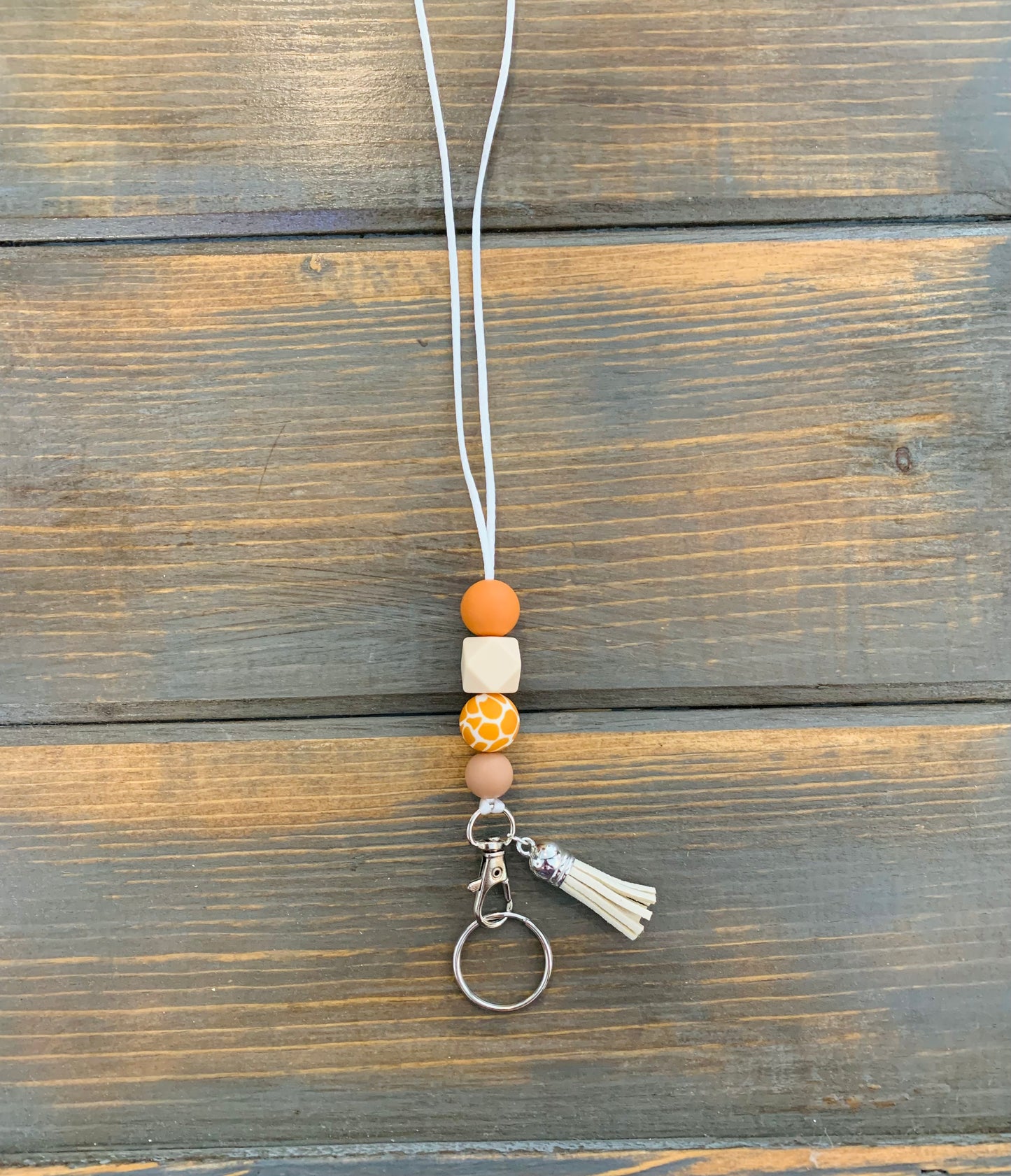 Silicone Beaded and Tassel Lanyards