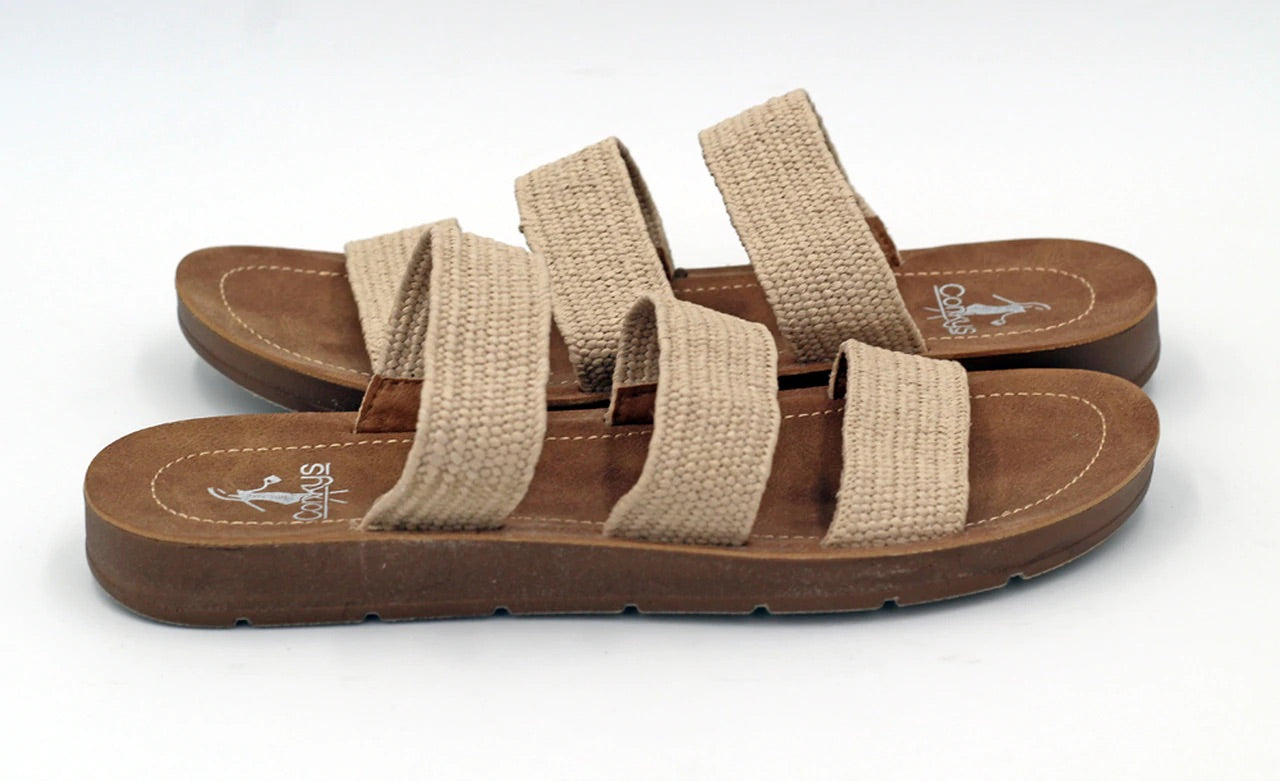 Natural Woven Dafne Sandals