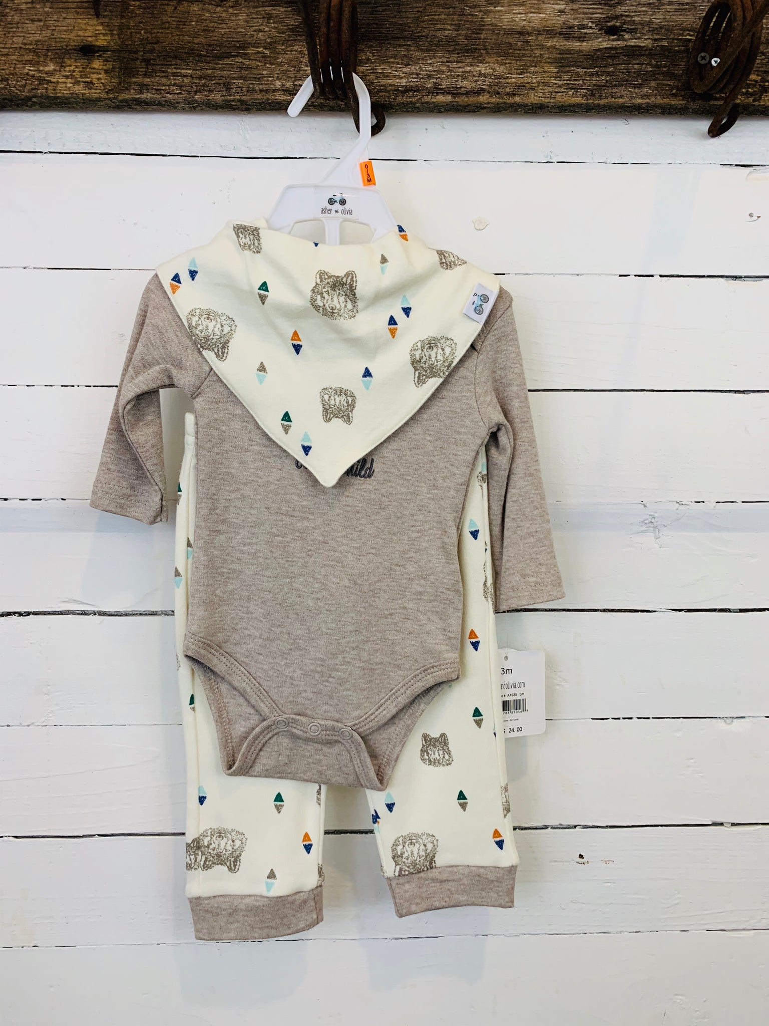 Wild Child Baby Outfit Set- Kids