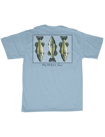 Triple Bass Powder Blue Short Sleeve