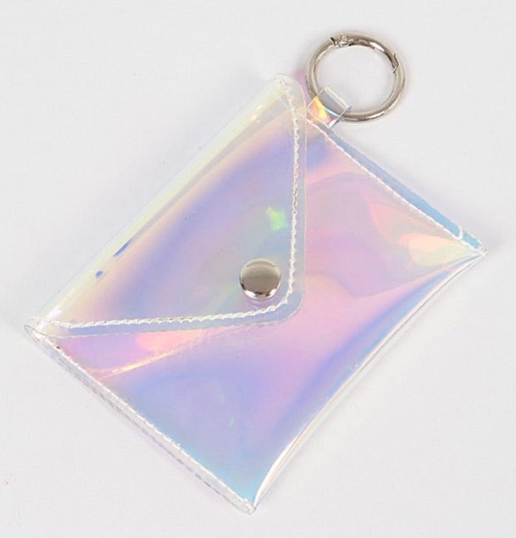 Iridescent Keychain Wallet