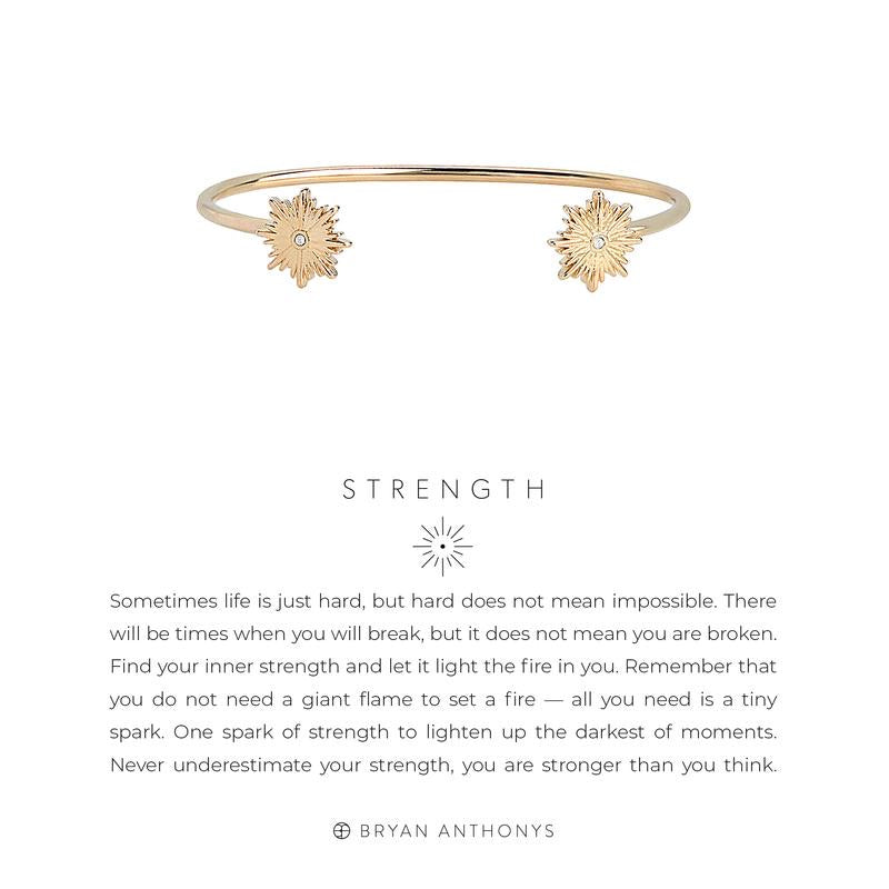 Strength Cuff Bracelet by Bryan Anthonys