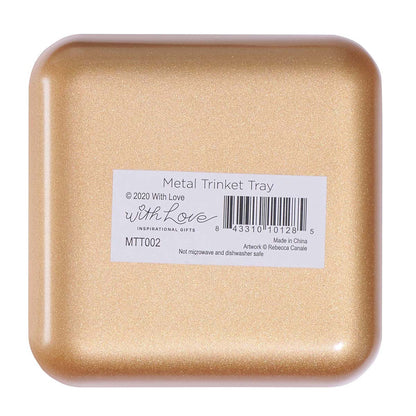Trinket Tray Metal Brass Cultivate Kindness