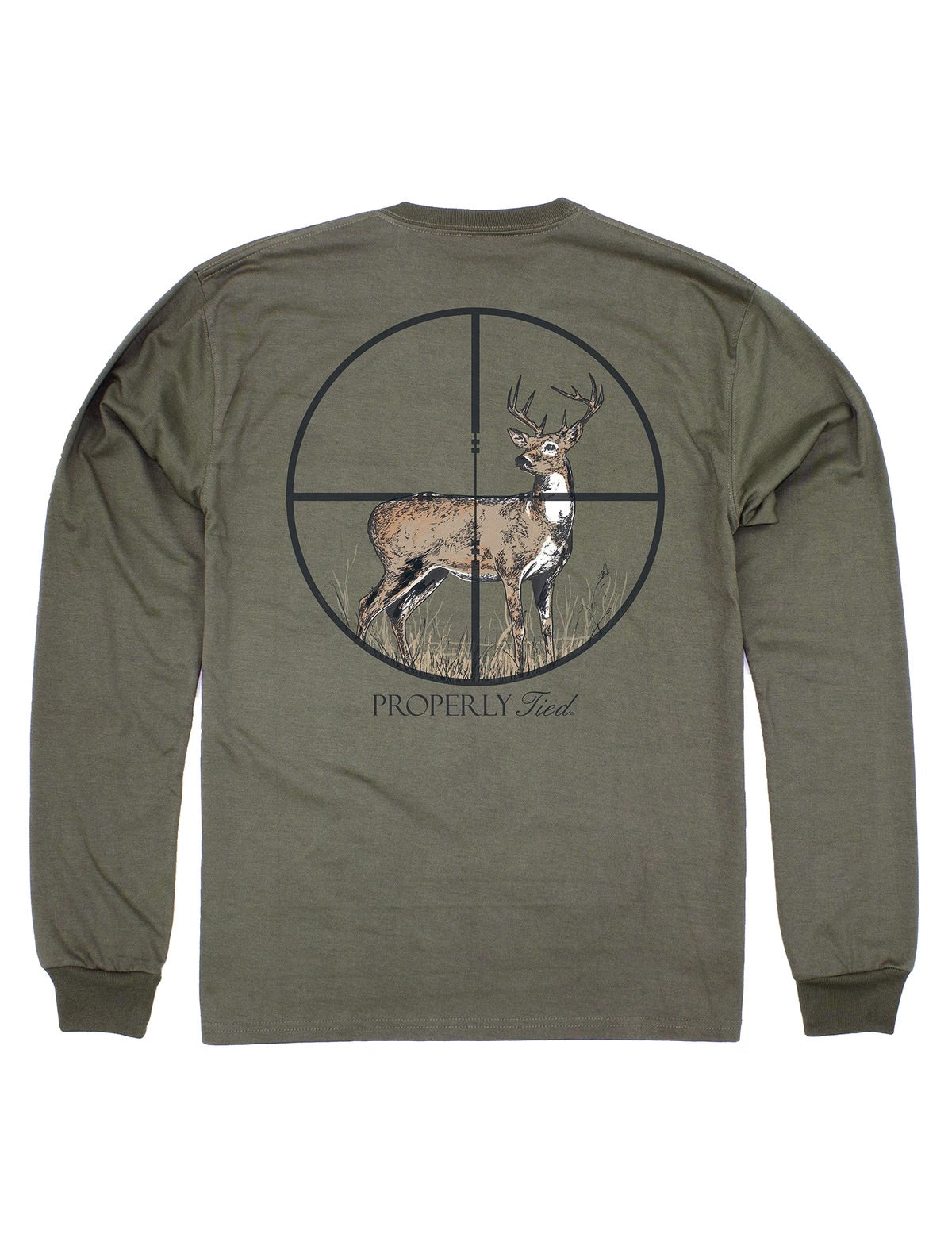 Scope Olive Long Sleeve- Kids