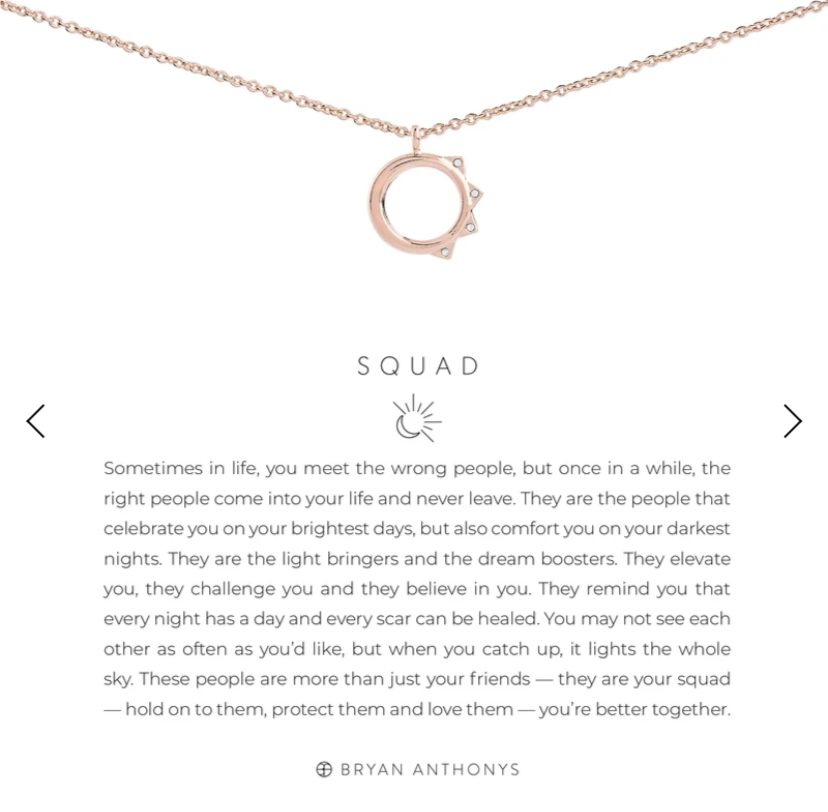 Squad Necklace by Bryan Anthonys