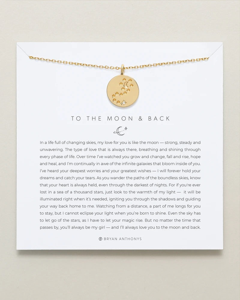 To the Moon and Back Necklace by Bryan Anthonys