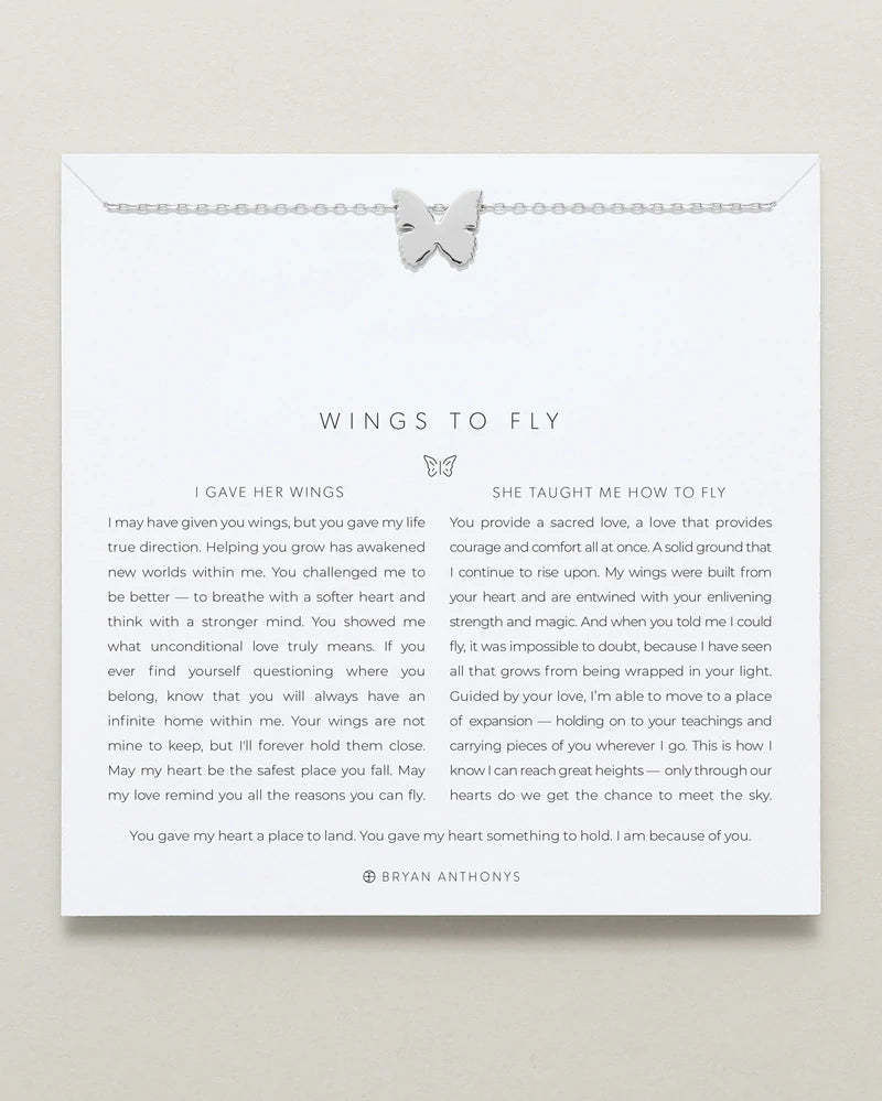 Wings To Fly Necklace by Bryan Anthonys