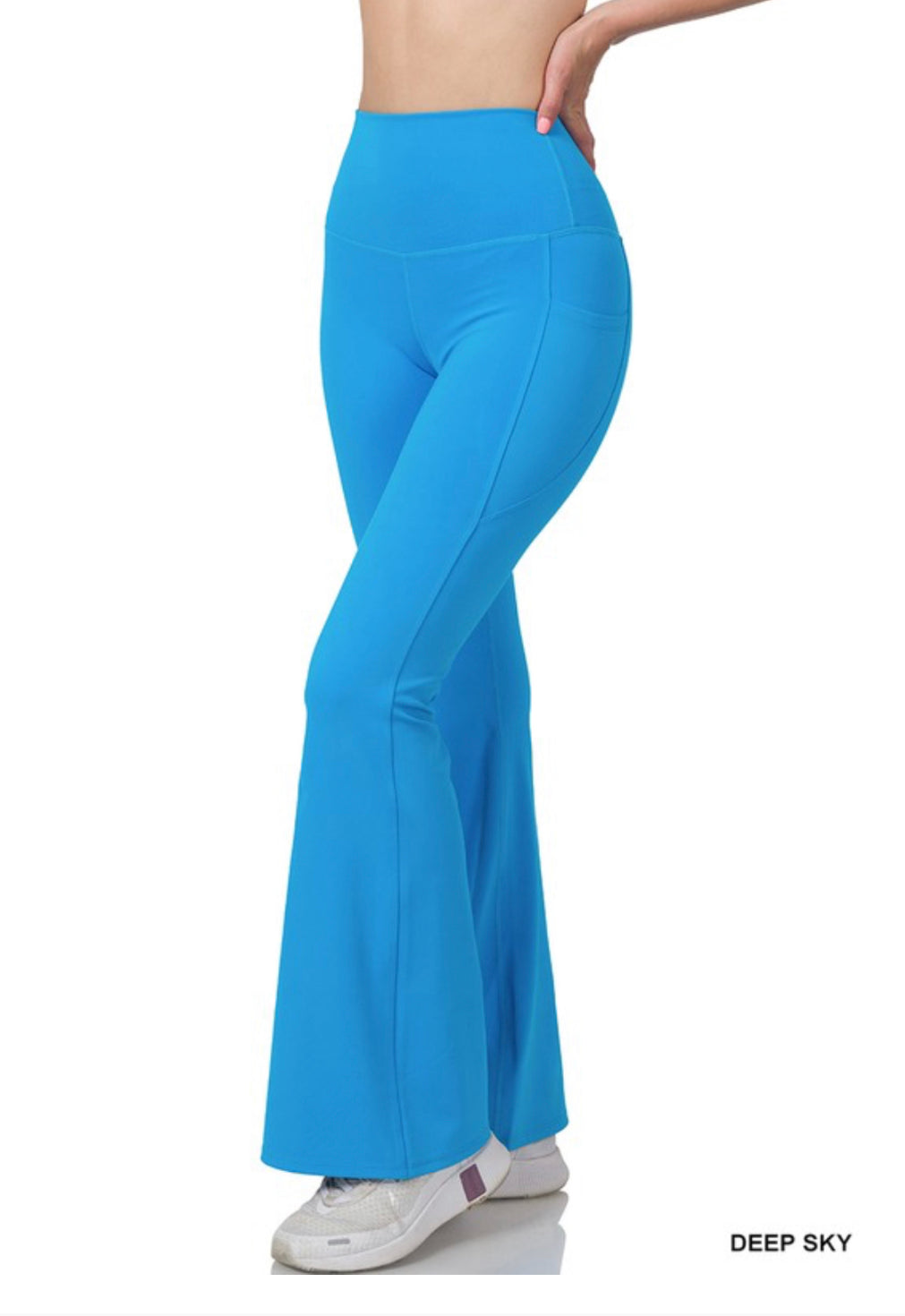 Flare Yoga Pants with Pockets - Multiple Colors