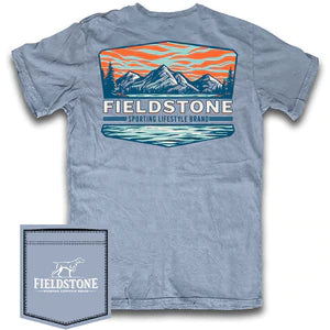 Mountain Lake Saltwater Fieldstone Outdoors Tee T-shirt Unisex
