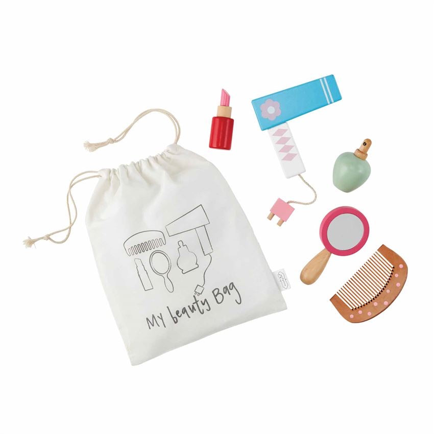 Wooden Play Makeup Toys w/  Bag