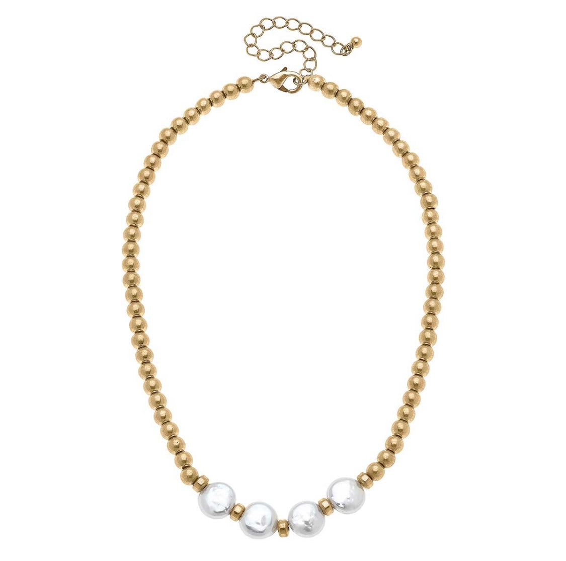Cassidy Pearl and Ball Bead Necklace