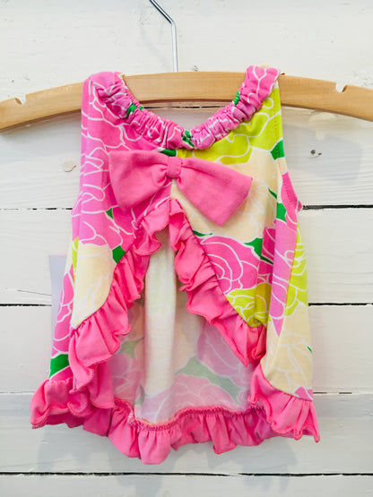 Girls Swing Tank Top w/ Floral Design- Kids