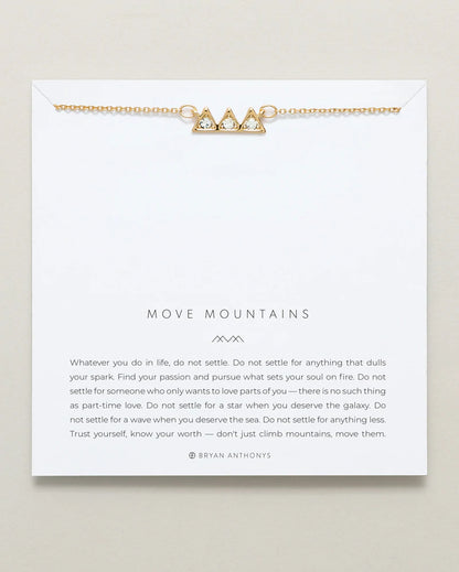 Move Mountains Necklace by Bryan Anthonys