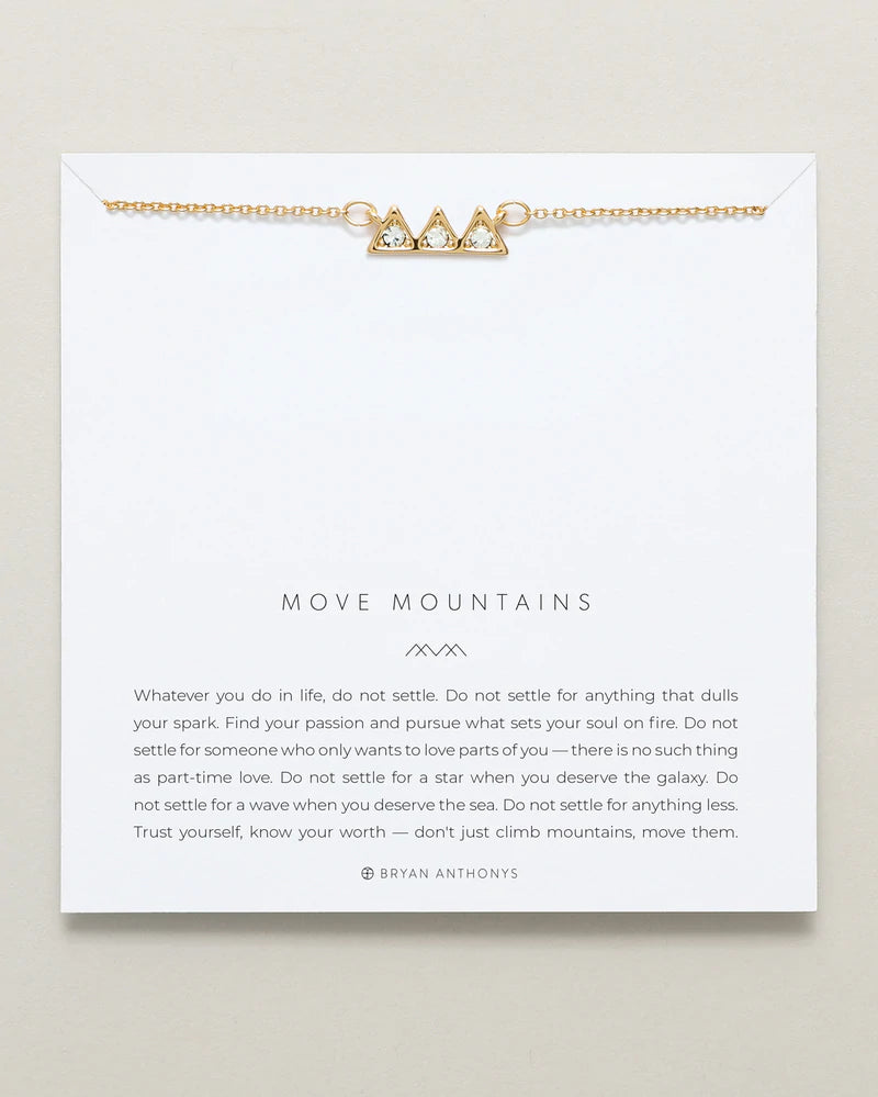 Move Mountains Necklace by Bryan Anthonys