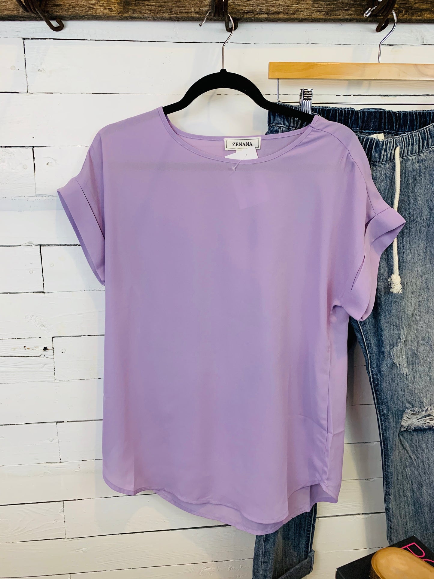 Dusty Lavender Loose Top