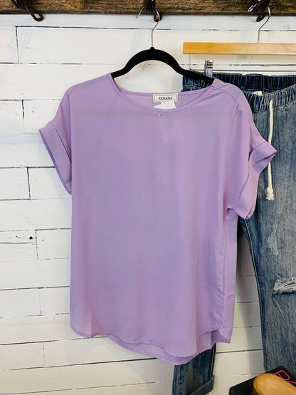 Dusty Lavender Loose Top