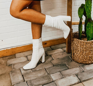 White Rapidd Booties