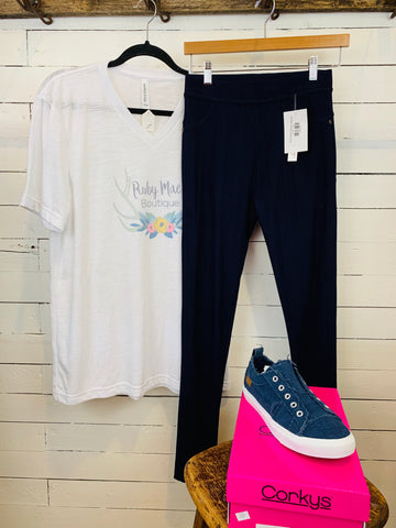 Dark Denim Stretch Jeggings