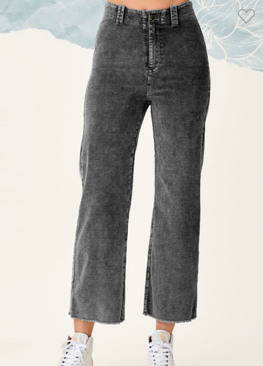 Lightweight Corduroy Crop Pants