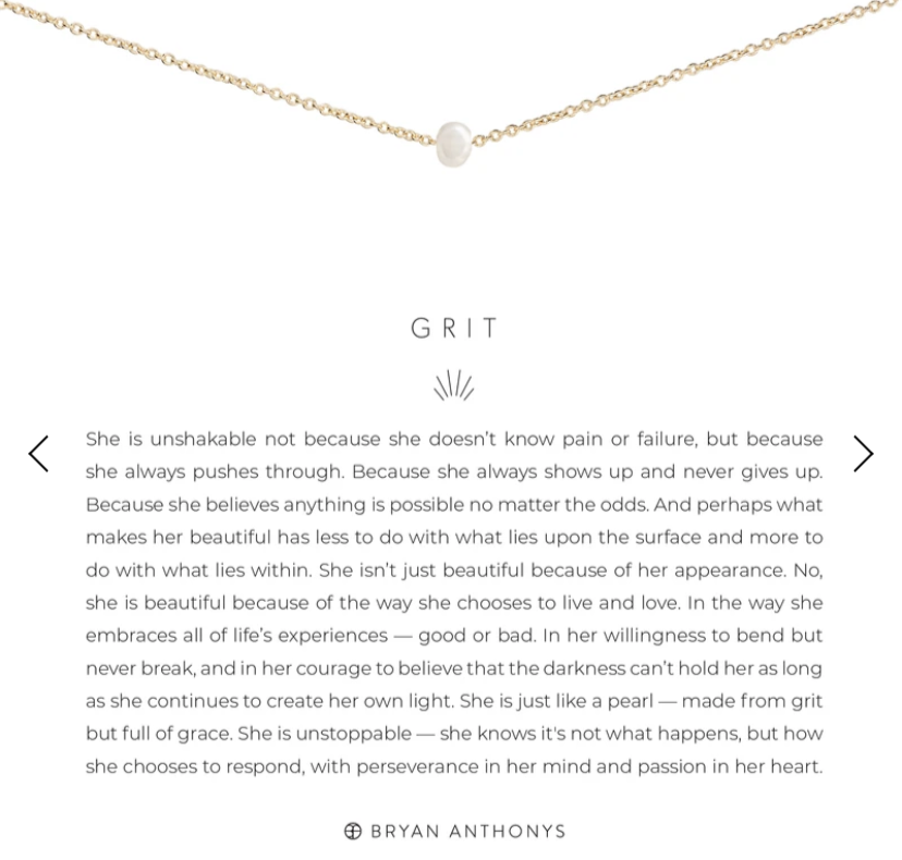 Grit Necklace by Bryan Anthonys