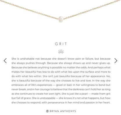 Grit Necklace by Bryan Anthonys