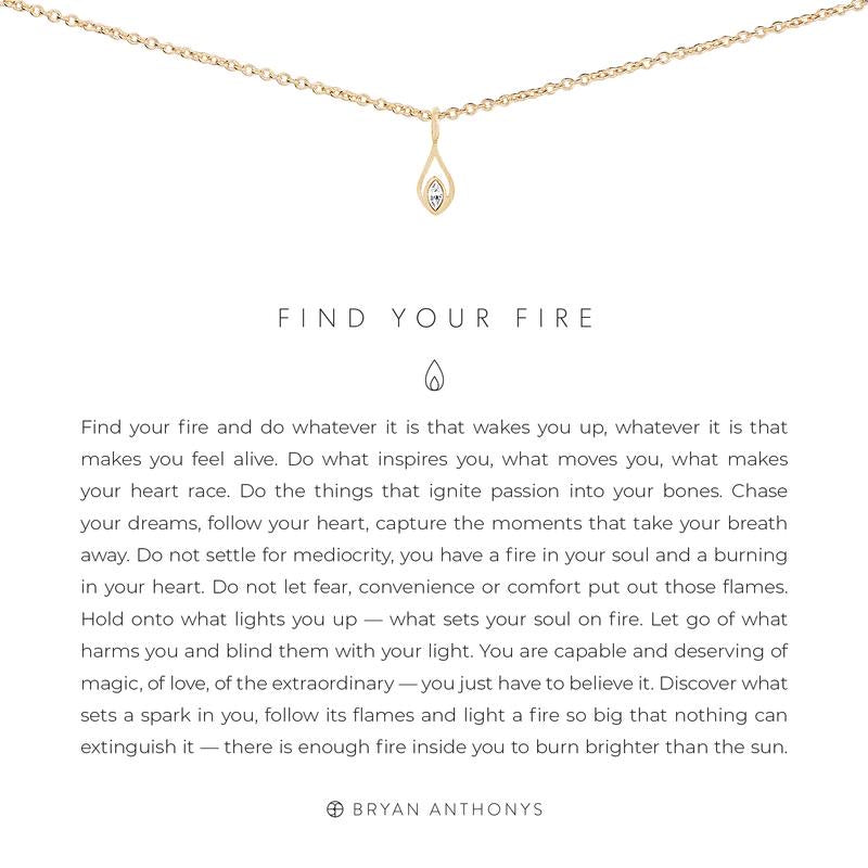 Find Your Fire Necklace by Bryan Anthonys