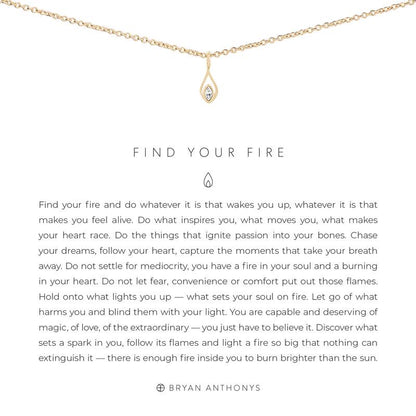 Find Your Fire Necklace by Bryan Anthonys