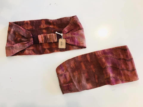 Rust Tie Dye Headband