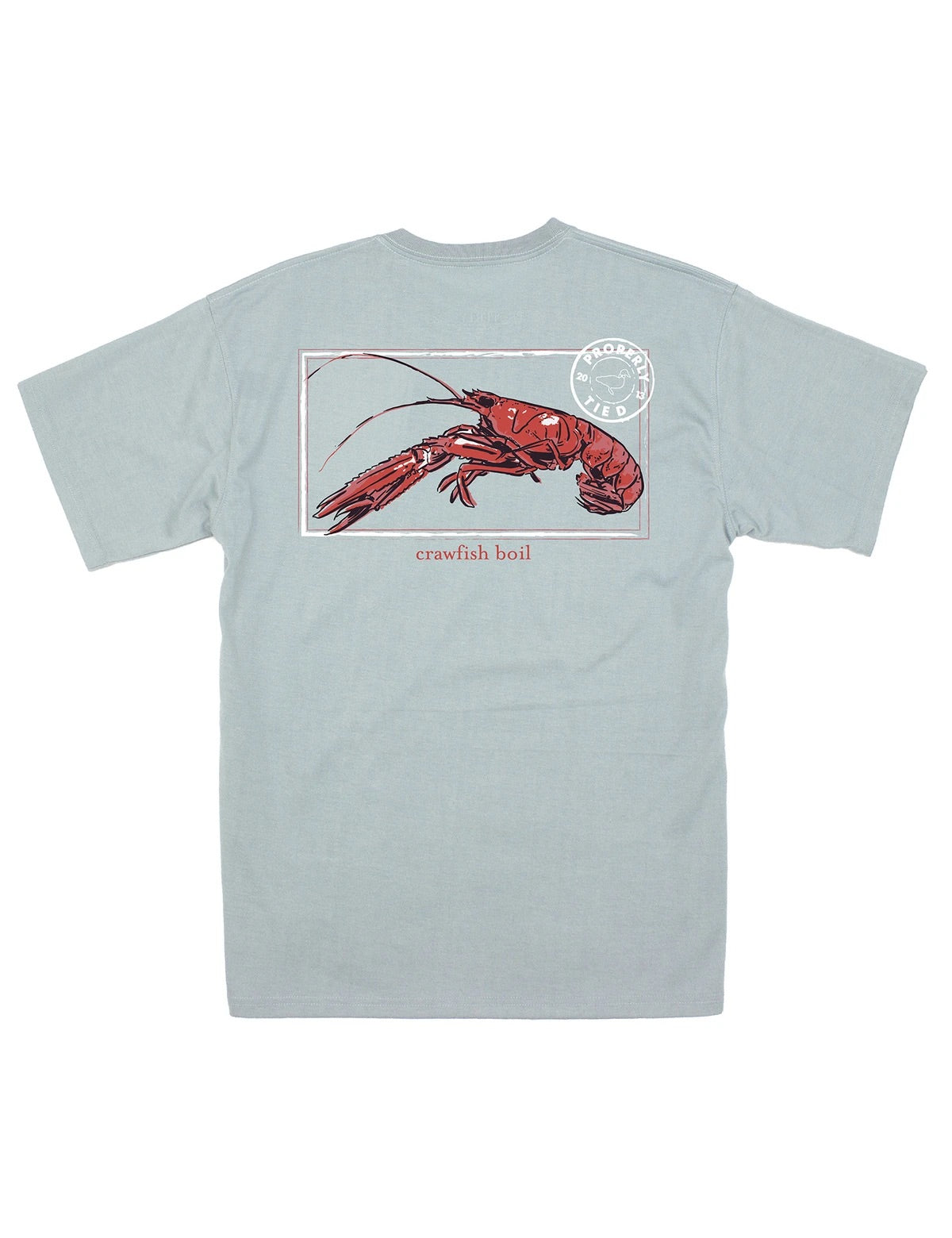 Chrome Grey Crawfish Season Short Sleeve