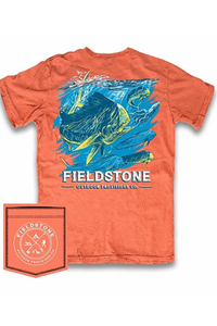 Coral Mahi Mahi Fieldstone Outdoors Unisex Tee T-shirt