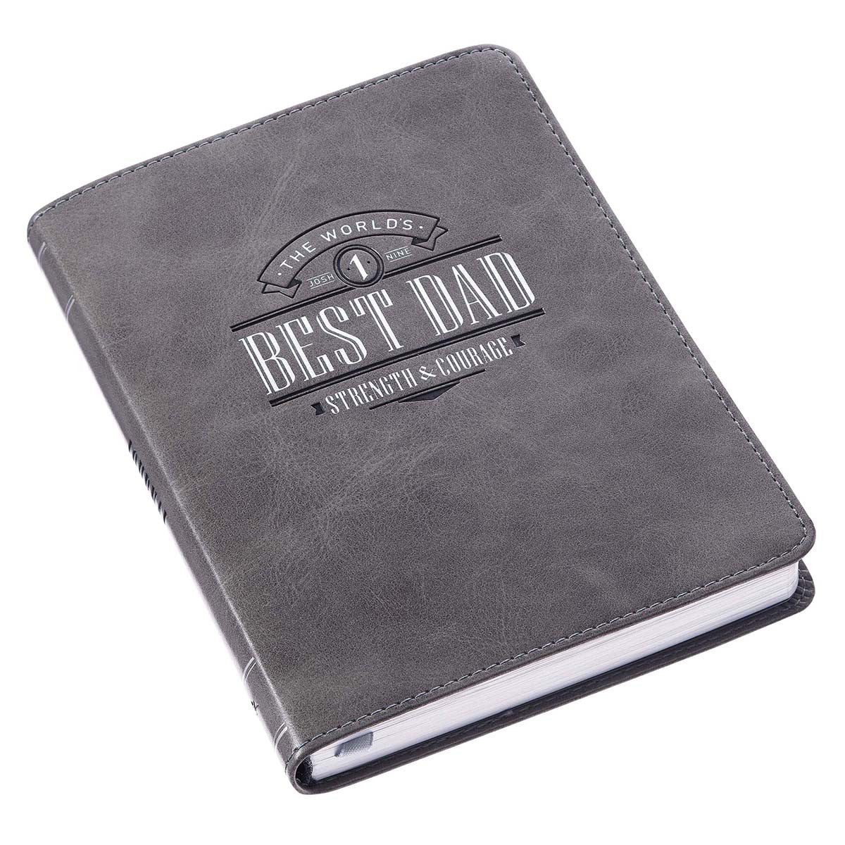 Best Dad Faux Leather Journal