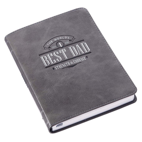 Best Dad Faux Leather Journal