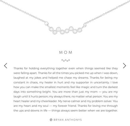 Mom Necklace by Bryan Anthonys