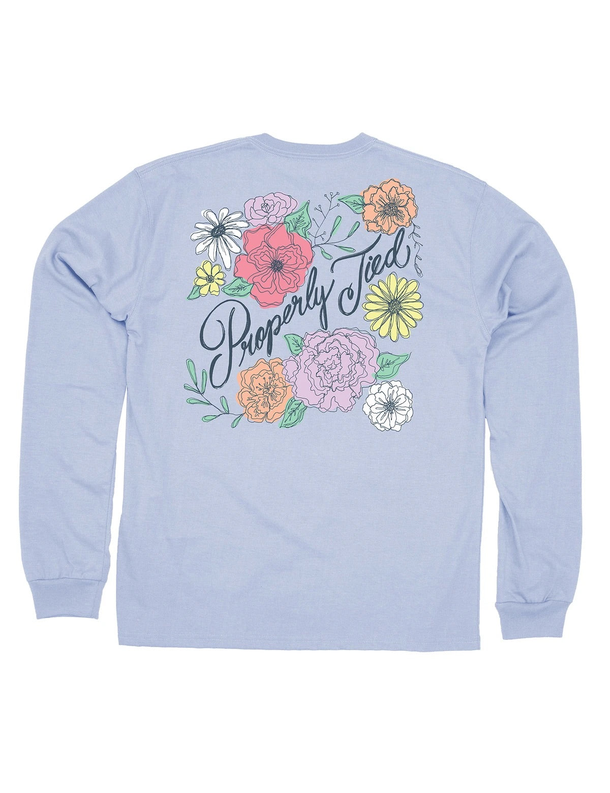 Floral Periwinkle Long Sleeve