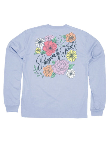 Floral Periwinkle Long Sleeve