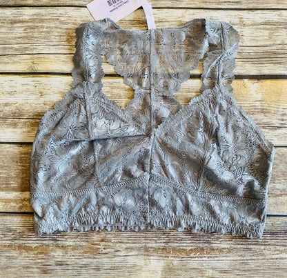 Gray Lace Bralette