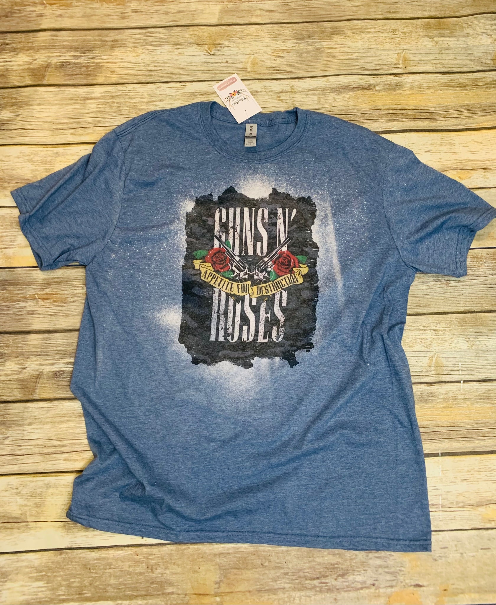 Guns N’ Roses Bleached and Distressed Tee