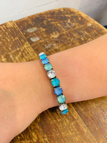 Swarosvki Crystal Shades of Blue Bracelet - BB
