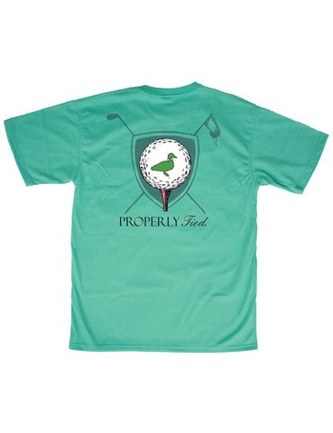 Soft Green Tee Time Short Sleeve