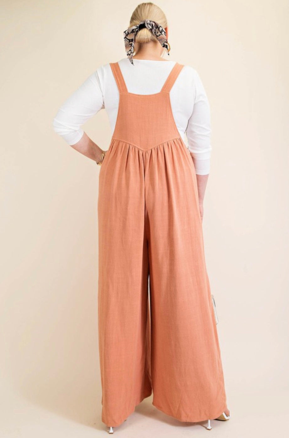 Light Mauve Overalls Jumpsuit