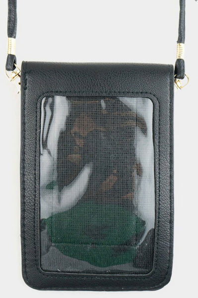 Touchscreen Window Cellphone Crossbody Bag